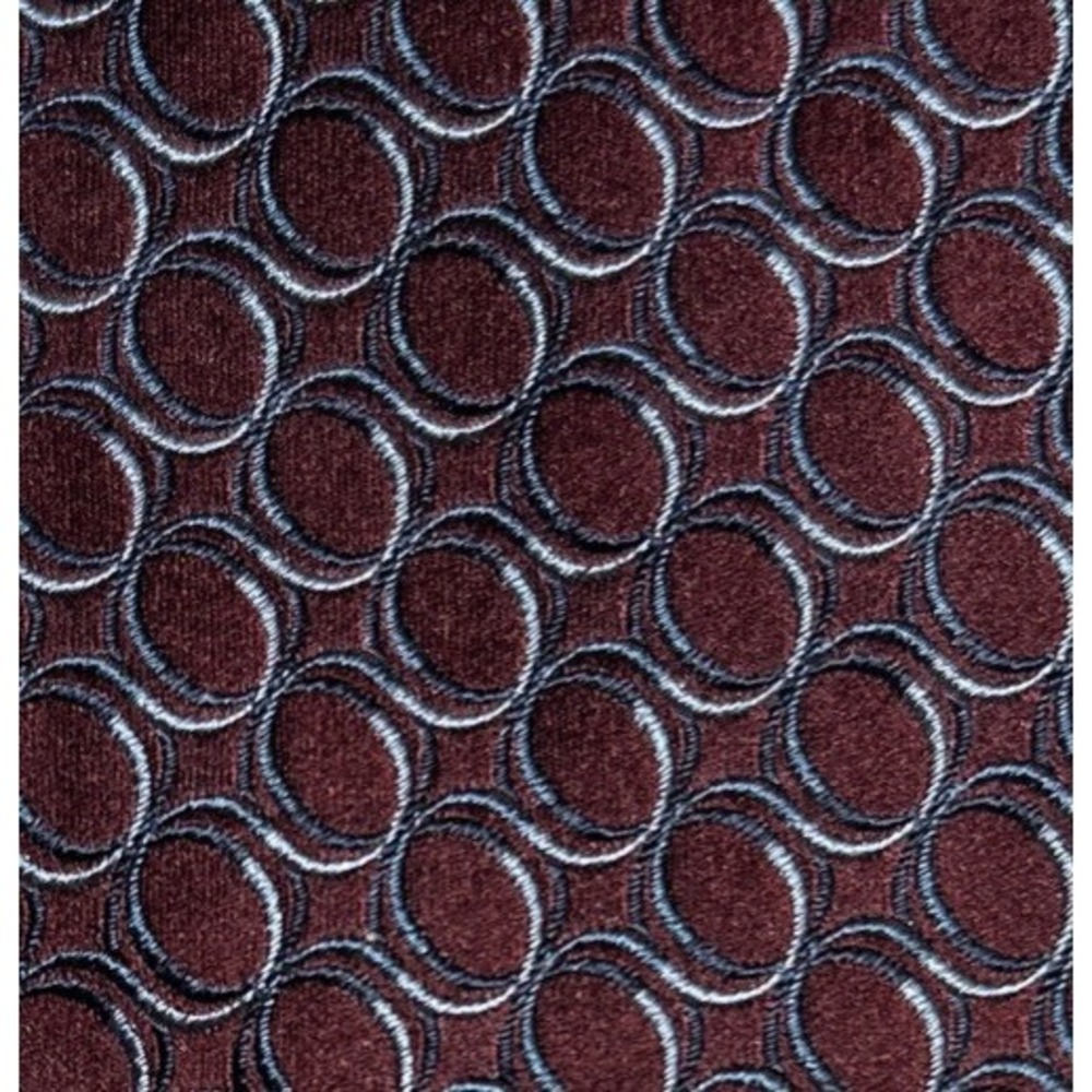 Ermenegildo Zegna Y2K Swirl 100%‎ Silk Necktie Iridescent Burgundy Blue EUC